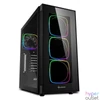 Kép 1/8 - Sharkoon Számítógépház - TG6 RGB (fekete; ATX,mATX; alsó táp; 4x120mm v.; 2xUSB3.0, 2xUSB2.0, I/O)
