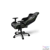 Kép 2/3 - Sharkoon Gamer szék - Skiller SGS4 Black/Green (állítható háttámla/magasság; 4D kartámasz; PVC; aluminium talp; 150kg-ig