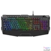 Kép 1/3 - Sharkoon Billentyűzet - Skiller SGK4 (USB, RGB, csuklótámasz, multimédia, 1,8m, fekete, angol)