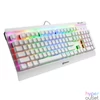 Kép 2/4 - Sharkoon Billentyűzet Mechanikus - Skiller SGK3 White/Brown (Kailh Brown mechanika; Világítás; fehér; angol)