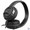 Kép 1/7 - Snopy Fejhallgató - SN-101 BONNY Black (stereo, mikrofon, 3.5mm jack, hangerőszabályzó, 1m kábel, fekete)