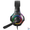 Kép 7/8 - Snopy Fejhallgató - SN-8800 GAMETIME RGB (mikrofon, 3.5mm jack, hangerőszabályzó, nagy-párnás, 2.2m kábel, fekete-piros)