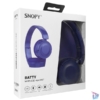 Kép 4/6 - Snopy Fejhallgató Vezeték Nélküli - SN-XBK33 BATTY Blue (Bluetooth/AUX/TF Card, hang.szab., mikrofon, kék)