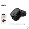 Kép 1/2 - Snopy Fülhallgató Vezeték Nélküli - SN-BT155 Black (Bluetooth v4.0, mikrofon, fekete, 1 fülhallgató!)