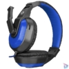 Kép 5/5 - Snopy Fejhallgató - SN-633 Blue (mikrofon, 3.5mm jack, hangerőszabályzó, nagy-párnás, 1.8m kábel, fekete-kék)