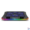 Kép 13/14 - Spirit of Gamer Notebook Hűtőpad 17"-ig - AIRBLADE 1200 RGB (18dB; max. 79 m3/h; 3x11cm+3x70cm, RGB LED, 2xUSB2.0)