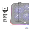 Kép 9/14 - Spirit of Gamer Notebook Hűtőpad 17"-ig - AIRBLADE 1200 RGB (18dB; max. 79 m3/h; 3x11cm+3x70cm, RGB LED, 2xUSB2.0)
