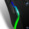 Kép 5/8 - Spirit of Gamer Egér - PRO-M7 (Optikai, 4800DPI, 7 gomb, programozható RGB, harisnyázott kábel, fekete)