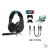Kép 1/9 - Spirit of Gamer Fejhallgató - ELITE H20 (MultiPlatform, mikrofon, 3,5mm Jack, hangerőszabályzó, nagy-párnás,, fekete)