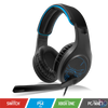Kép 4/9 - Spirit of Gamer Fejhallgató - ELITE H20 (MultiPlatform, mikrofon, 3,5mm Jack, hangerőszabályzó, nagy-párnás,, fekete)