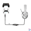 Kép 4/10 - Spirit of Gamer Fejhallgató - PRO-H3 Playstation (PS4/PS5, mikrofon, 3.5mm jack, hangerőszabályzó, 1m kábel, fehér)