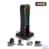 Kép 3/8 - Spirit of Gamer Fejhallgató állvány - SENTINEL (4xUSB2.0, kábelvezetés, csúszásmentes talp, 11 RGB preset)
