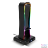 Kép 1/8 - Spirit of Gamer Fejhallgató állvány - SENTINEL (4xUSB2.0, kábelvezetés, csúszásmentes talp, 11 RGB preset)