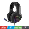Kép 3/7 - Spirit of Gamer Fejhallgató - ELITE H50 Black (MultiPlatform, RGB, 3.5mm Jack, mikrofon, hangerőszabályzó, nagy-párnás)