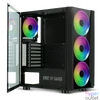 Kép 8/9 - Spirit of Gamer Számítógépház - GHOST III RGB (fekete, ablakos, 4x12cm ventilátor, ATX, mATX, 2xUSB3.0, 1xUSB2.0)