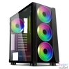 Kép 1/9 - Spirit of Gamer Számítógépház - GHOST III RGB (fekete, ablakos, 4x12cm ventilátor, ATX, mATX, 2xUSB3.0, 1xUSB2.0)