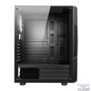 Kép 4/11 - Spirit of Gamer Számítógépház - CLONE 3 Black (fekete, ablakos, 2x12cm ventilátor, alsó táp,  ATX, 1xUSB3.0, 2xUSB2.0)