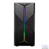 Kép 5/11 - Spirit of Gamer Számítógépház - CLONE 3 Black (fekete, ablakos, 2x12cm ventilátor, alsó táp,  ATX, 1xUSB3.0, 2xUSB2.0)