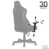 Kép 2/12 - Spirit of Gamer szék - CRUSADER Black (állítható dőlés/magasság/kartámasz; max.120kg-ig, fekete)