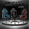 Kép 6/12 - Spirit of Gamer szék - CRUSADER Black (állítható dőlés/magasság/kartámasz; max.120kg-ig, fekete)