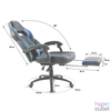 Kép 3/8 - Spirit of Gamer szék - MUSTANG Blue (állítható dőlés/magasság; kihajtható lábtartó; max.120kg-ig, kék)