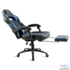 Kép 5/8 - Spirit of Gamer szék - MUSTANG Blue (állítható dőlés/magasság; kihajtható lábtartó; max.120kg-ig, kék)