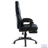 Kép 6/8 - Spirit of Gamer szék - MUSTANG Blue (állítható dőlés/magasság; kihajtható lábtartó; max.120kg-ig, kék)