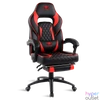 Kép 1/8 - Spirit of Gamer szék - MUSTANG Red (állítható dőlés/magasság; kihajtható lábtartó; max.120kg-ig, piros)