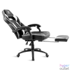 Kép 3/8 - Spirit of Gamer szék - MUSTANG White (állítható dőlés/magasság; kihajtható lábtartó; max.120kg-ig, fehér)