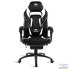 Kép 4/8 - Spirit of Gamer szék - MUSTANG White (állítható dőlés/magasság; kihajtható lábtartó; max.120kg-ig, fehér)