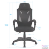 Kép 7/7 - Spirit of Gamer szék - HELLCAT Black (állítható dőlés/magasság; szövet; max.120kg-ig, fekete)