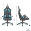 Kép 5/12 - Spirit of Gamer szék - CRUSADER Blue (állítható dőlés/magasság/kartámasz; max.120kg-ig, kék)
