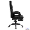 Kép 7/8 - Spirit of Gamer szék - MUSTANG Black (állítható dőlés/magasság; kihajtható lábtartó; max.120kg-ig, fekete)