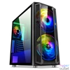 Kép 1/10 - Spirit of Gamer Számítógépház - GHOST 5 RGB (fekete, ablakos, 2x20cm, 2x12cm ventilátor, ATX, mATX, 2xUSB3.0, 1xUSB2.0)