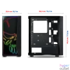 Kép 6/9 - Spirit of Gamer Számítógépház - GHOST ONE RGB (fekete, ablakos, 2x12cm ventilátor, ATX, mATX, 2xUSB3.0, 1xUSB2.0)