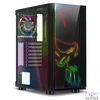 Kép 1/9 - Spirit of Gamer Számítógépház - GHOST ONE RGB (fekete, ablakos, 2x12cm ventilátor, ATX, mATX, 2xUSB3.0, 1xUSB2.0)