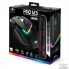 Kép 14/14 - Spirit of Gamer Egér - PRO-M3 RGB (Optikai, 7200DPI, 8 gomb, harisnyázott kábel, fekete) + egérpad