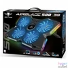 Kép 4/7 - Spirit of Gamer Notebook Hűtőpad 17"-ig - AIRBLADE 500 RGB (25dB; 4x12cm, RGB, 2xUSB2.0)