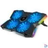 Kép 4/7 - Spirit of Gamer Notebook Hűtőpad 17"-ig - AIRBLADE 500 RGB (25dB; 4x12cm, RGB, 2xUSB2.0)