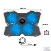 Kép 7/7 - Spirit of Gamer Notebook Hűtőpad 17"-ig - AIRBLADE 500 RGB (25dB; 4x12cm, RGB, 2xUSB2.0)