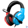 Kép 7/9 - Spirit of Gamer Fejhallgató - PRO-SH3 (Nintendo Switch, mikrofon, 3.5mm jack, hangerőszabályzó, 1+2m kábel, piros/kék)