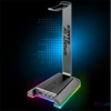 Kép 2/11 - Spirit of Gamer Fejhallgató állvány - SENTINEL 7.1 (3,5mm Jack + 2xUSB2.0, kábelvezetés, 7.1 hangkártya, 1,8m kábel)