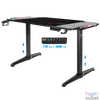 Kép 8/12 - Spirit of Gamer Gamer Asztal - Headquarter 800 (MDF lap, fém lábak, fekete, RGB LED háttérvilágítás, 140 x 60 x 1,6 cm)