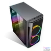 Kép 5/10 - Spirit of Gamer Számítógépház - Deathmatch 3 RGB (fekete, ablakos, 2x12cm, ventilátor mATX, ITX, 1xUSB3.0, 2xUSB2.0)