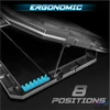 Kép 2/10 - Spirit of Gamer Notebook Hűtőpad 17"-ig - AIRBLADE 700 RGB (29dB; max. 180 m3/h; 4x10cm+2x7cm, RGB LED, 2xUSB2.0)