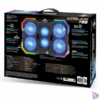 Kép 5/10 - Spirit of Gamer Notebook Hűtőpad 17"-ig - AIRBLADE 700 RGB (29dB; max. 180 m3/h; 4x10cm+2x7cm, RGB LED, 2xUSB2.0)