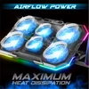 Kép 8/10 - Spirit of Gamer Notebook Hűtőpad 17"-ig - AIRBLADE 700 RGB (29dB; max. 180 m3/h; 4x10cm+2x7cm, RGB LED, 2xUSB2.0)