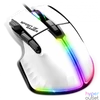 Kép 1/12 - Spirit of Gamer Egér - PRO-M5 Arctic (Optikai, 12800DPI, 1000Hz, 8 gomb, harisnyázott kábel, fehér)