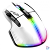 Kép 2/11 - Spirit of Gamer Egér - PRO-M5 Arctic (Optikai, 12800DPI, 1000Hz, 8 gomb, harisnyázott kábel, fehér)