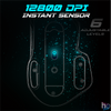 Kép 6/11 - Spirit of Gamer Egér - PRO-M5 Arctic (Optikai, 12800DPI, 1000Hz, 8 gomb, harisnyázott kábel, fehér)